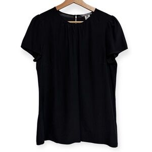 Pippa Pleated 100% Silk Blouse